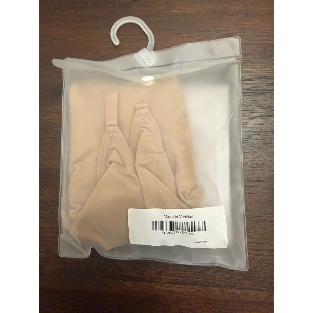 Shaper Slimming & Smoothing Body Shaper Tan Nude Mid-Thigh Bodysuit M/L
